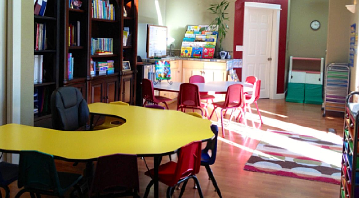 Little VIP classroom set up for a day of learning